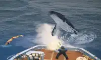 Rekin Atak niebieski Wieloryb 3D Przygoda Gra Screen Shot 0