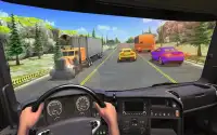 Racing In Bus: Real Highway Traffic Screen Shot 8