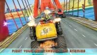 Monster Truck Road Rampage: Shooting Games Screen Shot 2