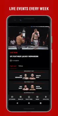 UFC Screen Shot 1