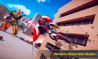 Flying Elephant Robot Car Game - Car Robot War Screen Shot 4