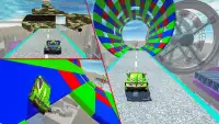 Killer Flugkunststück Auto Rennen eilen, fahren 3D Screen Shot 3
