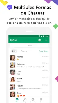 MiChat - Conoce Gente Nueva Screen Shot 1