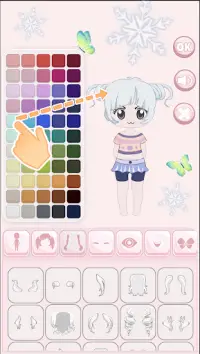 Girl Avatar Maker Screen Shot 2