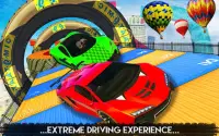 Crazy Car Stunts 2020: 3D GT Car Mega Ramp Jumping Screen Shot 5