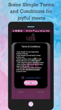 Live Talk - Free Video Chatting App Screen Shot 2