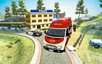 Police Van Driving Game-Police Bus Simulator game Screen Shot 0