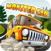 Monster Car Uphill Racing