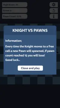 Knight vs Pawns Screen Shot 2