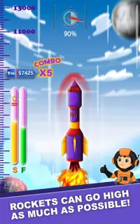 idle Star : Rocket Tap Game Screen Shot 1