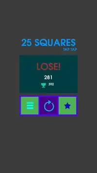 25 Squares - Tap Tap Screen Shot 5