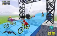 BMX Happy Guts Glory Wheels - Parcours d'obstacles Screen Shot 2