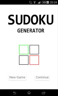 Sudoku Generator Screen Shot 0