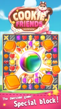 New Sweet Cookie Friends2020: Puzzle World Screen Shot 1