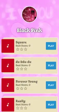 Black Pink Piano Game Screen Shot 2