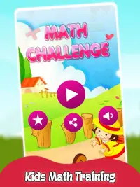 Math Challenge For Kids Screen Shot 0