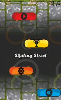 Skating Street skateboard game Screen Shot 1