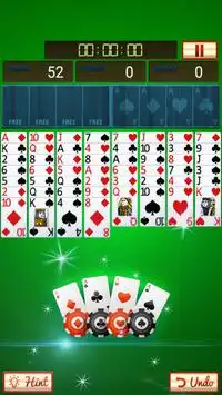 Freecell Solitaire : Card Games Screen Shot 2