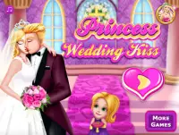 Princess Wedding Kissing - Kiss Games For Girls Screen Shot 0