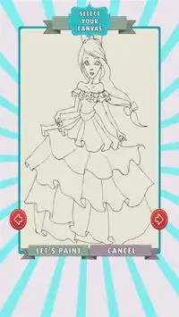 Prinz und Prinzessin Coloring Screen Shot 1