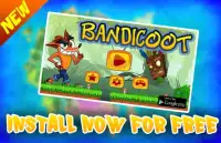 bandicoot adventure run jungle Screen Shot 0