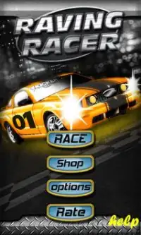 Raving  Racer : 2D Car Racing Screen Shot 0