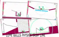 Love Balls physics draw line Screen Shot 3