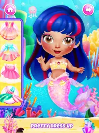Baby Mermaid Games for Girls Screen Shot 0