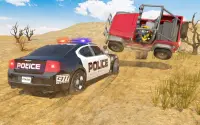 Offroad Jeep Prado Driving - Police Chase Games Screen Shot 8