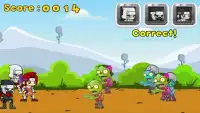 Math - Ninjas Vs Zombies Screen Shot 4