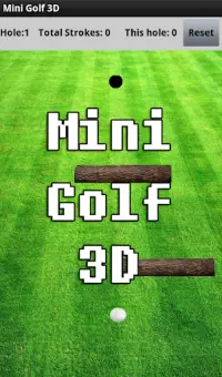 Mini Golf 3D Screen Shot 0