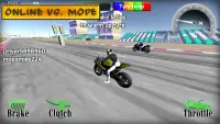Motorbike  Online Drag Racing - Wheelie racing 3D Screen Shot 0