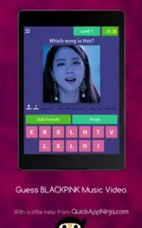 Guess The BLACKPINK Music Video Screen Shot 2