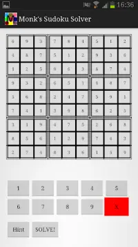 Sudoku Solver Screen Shot 2