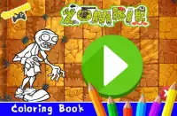 Art Cartoon Zombie Plant vs Painting Book Screen Shot 1