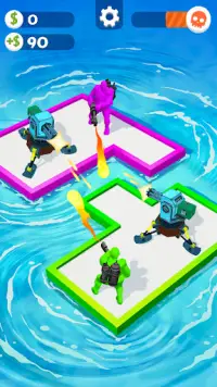 War of Rafts: Crazy Sea Battle Screen Shot 3