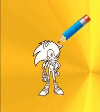 Cómo dibujar Sonic hedgehog Screen Shot 1
