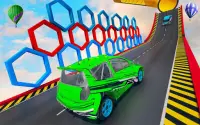 Ramp car stunts Races: Mega Ramp Video Game Free Screen Shot 2