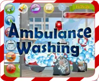 Auto Waschen Spiele : Ambulanz Screen Shot 0