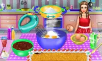 Princess Chocolate Cake Maker Game:Doll Cake Maker Screen Shot 1