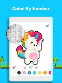 Voxel - 3D Color by Number & Pixel Coloring Book Screen Shot 10