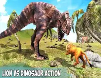 T-Rex Dino & Angry Lion Attack Screen Shot 8