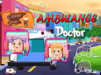 Jogos doutor da ambulância Screen Shot 0