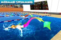 Mermaid Water Swimming Tournament Screen Shot 2