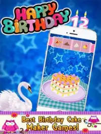 Free Birthday Cake Maker Screen Shot 2
