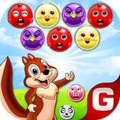 Squirrel Arcade Wild Nuts - Match 3 Bubble Shooter