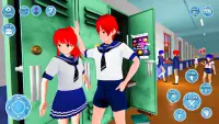 Anime High School Girl 3D Sim Screen Shot 5