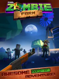 Zombie pixel farm survival Screen Shot 3