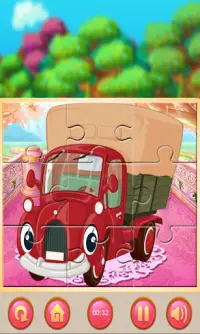 Kids Vehicle Jigsaw Puzzle Game Screen Shot 3