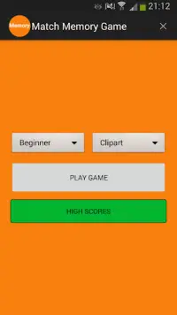 Match Memory Game Screen Shot 0